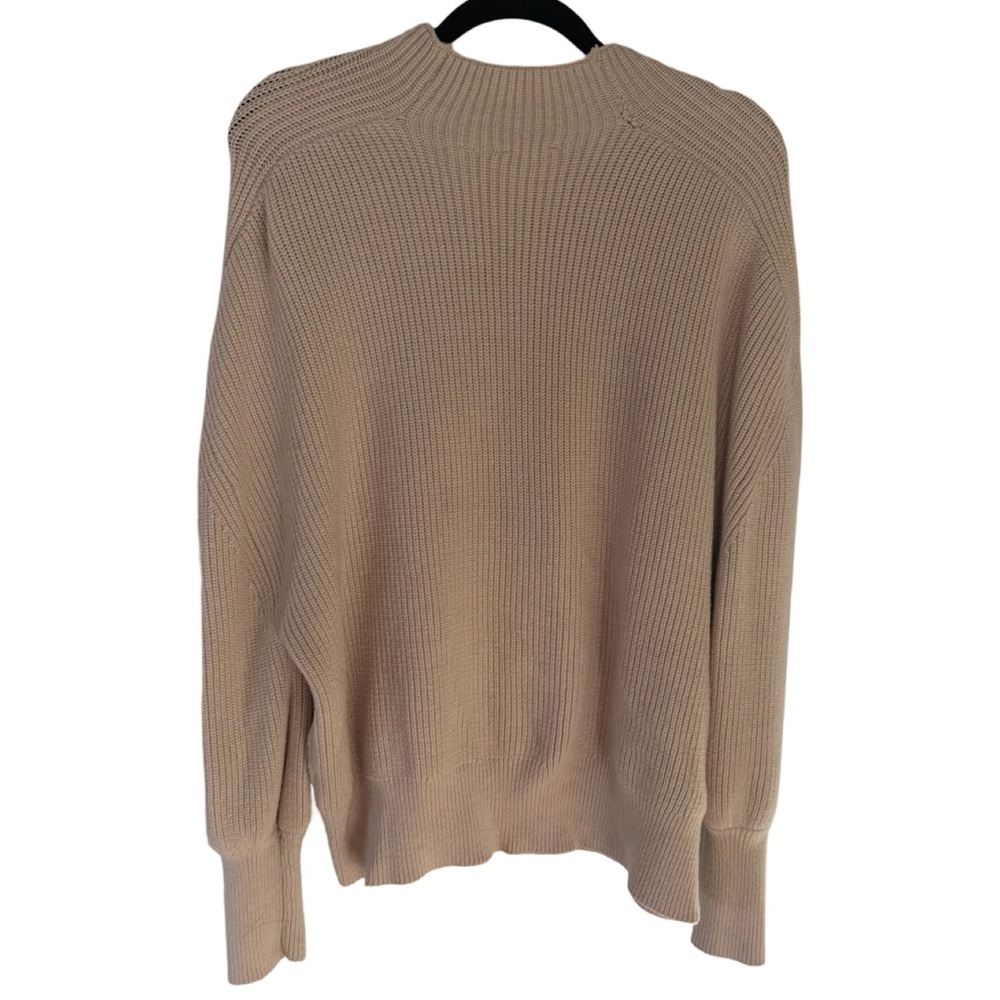 Oat Tone Cyrus Ribbed Knit Sweater - Picture 2 of 4